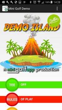 Mini Golf App Demo स्क्रीनशॉट 1