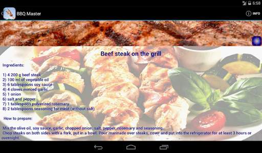 BBQ Master Free - recipes and flip-over timer screenshot 8