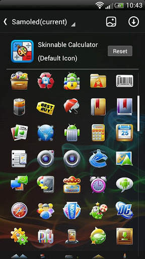 SAMOLED GO Launcher EX Theme screenshot 4