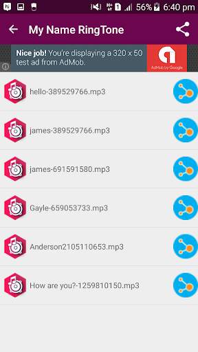 My name ringtone maker screenshot 3