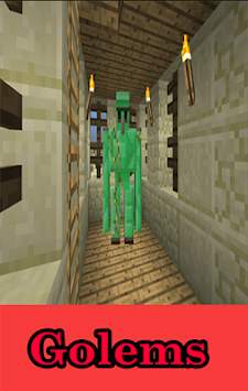Golems MOD for MCPE  screenshot 1