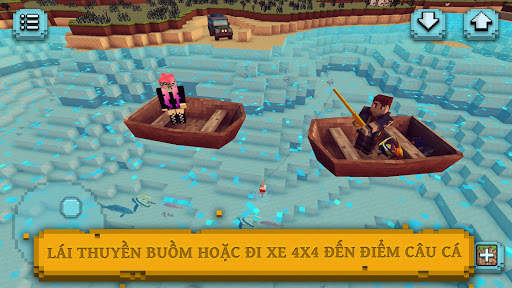 Square Fish: Trò chơi Câu cá screenshot 2