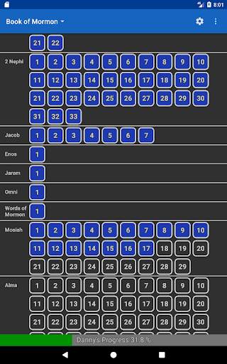 LDS Reading Chart скриншот 4