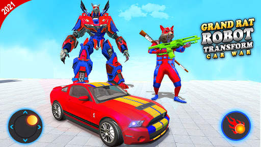 Rat Robot Car Game - Robot Transforming Games screenshot 5
