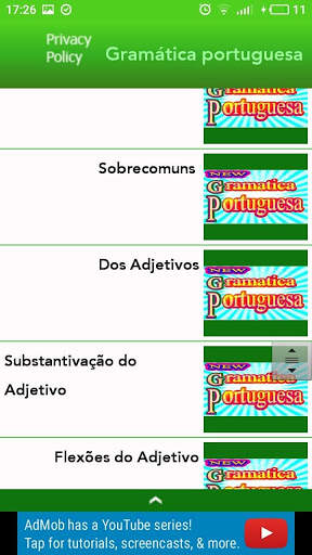 Gramática portuguesa screenshot 4