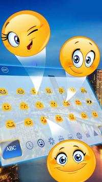 Night Shine City Light Keyboard Theme screenshot 3