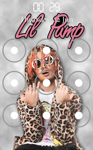 Lil Pump Pattern Lock Screen 4 تصوير الشاشة