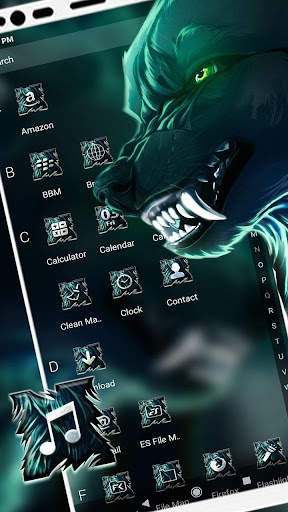Angry Wolf Launcher Themes screenshot 3