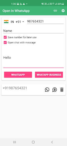 Open in Whats App | Chat without Save Number screenshot 4