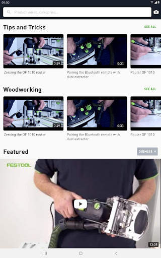 Festool How-to App 10 تصوير الشاشة