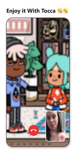 Call from toca life's 📱Chat  video call Simulator screenshot 4