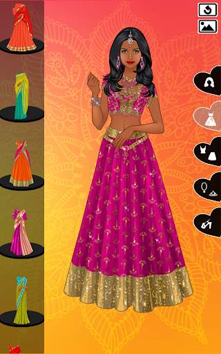 Indian Sari dress up screenshot 7