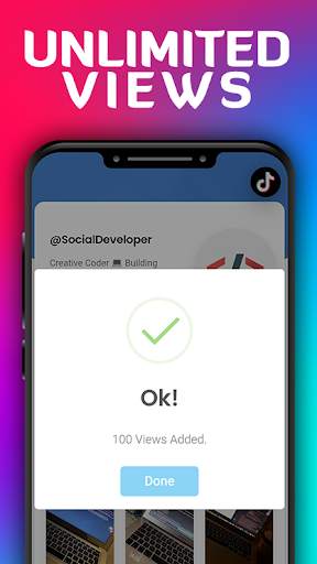 TikViews  Free Views & Booster screenshot 2