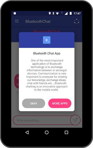 Bluetooth Chat (Messenger) screenshot 14