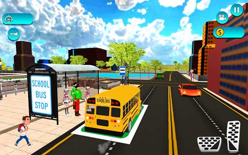 Driving School Bus Games Real 3D Bus Driver 2020 screenshot 1