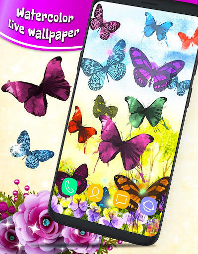 Watercolor Live Wallpapers ❤️ Painting Wallpapers screenshot 5