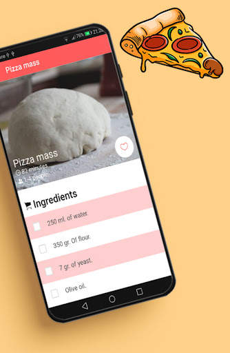 Dough and pizza recipes 3 تصوير الشاشة