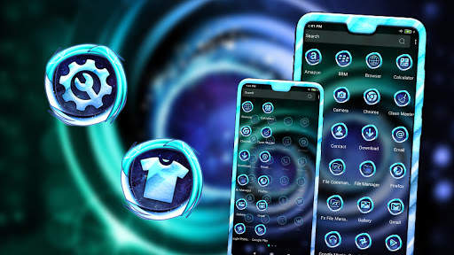 Spiral Nebula Launcher Theme screenshot 2