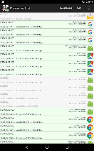 Connection List Free screenshot 6