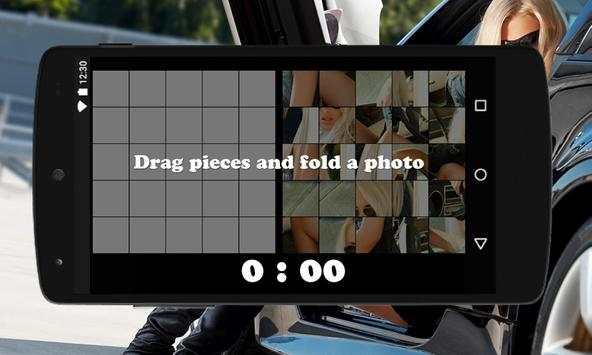 Sexy Car Dash Puzzle screenshot 2