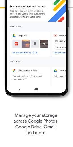 Google One screenshot 2