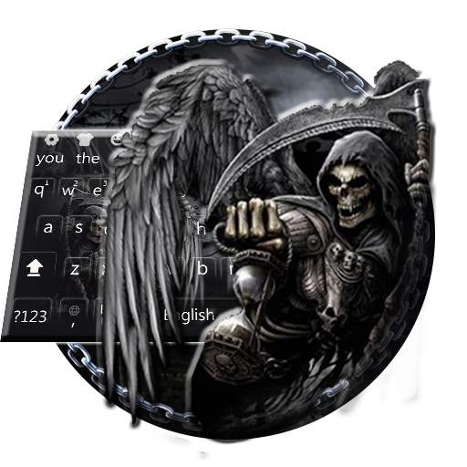Diable Mortality Death Skull Keyboard 10001007