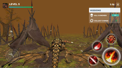 Fire Wyvern Simulator 3D Game screenshot 1