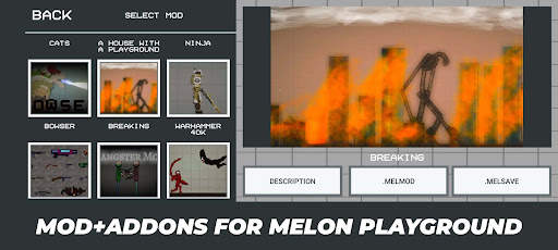 MelMod : Mod For Melon 5 تصوير الشاشة