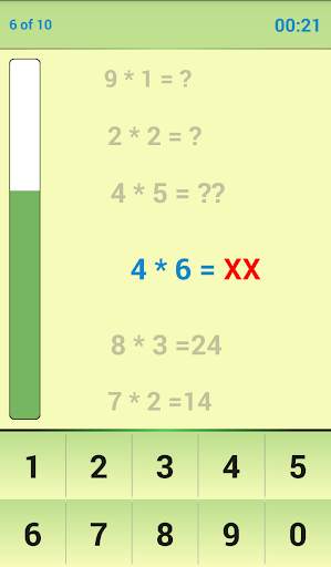 Multiplication Table screenshot 3