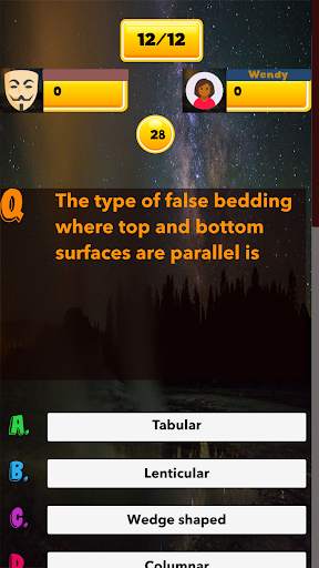 Geology knowledge test screenshot 1
