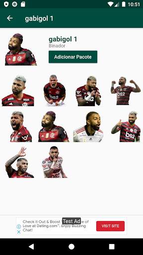 Figurinhas Flamengo para Whatsapp - Elenco screenshot 1