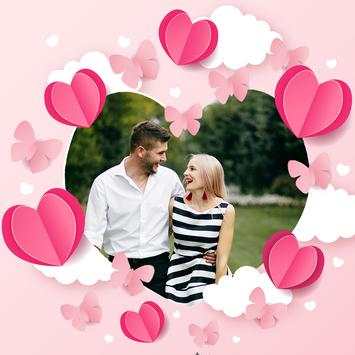 CuteRomancePhotoFrames screenshot 1