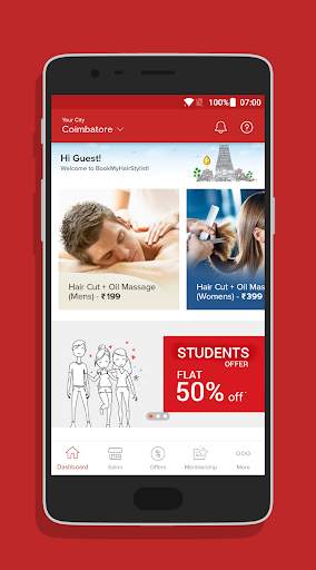 Book My HairStylist - Salon / Spa Appointment App screenshot 2