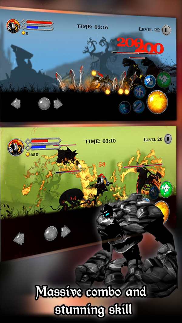 Chaos Knight: Ninja warrior, shadow fight game screenshot 2