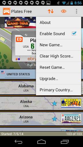 Plates Free Family Travel Game screenshot 3