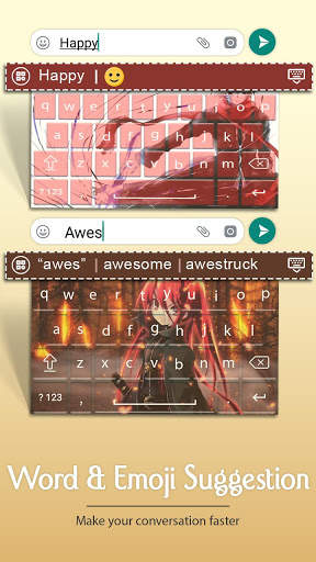 Anime Keyboard screenshot 3