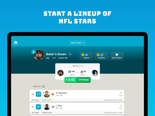 NFL Fantasy Football скриншот 14