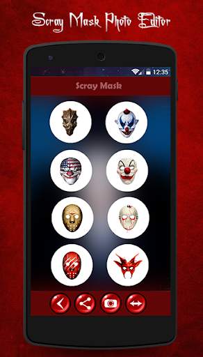 Scary Mask Photo Effect Horror screenshot 2