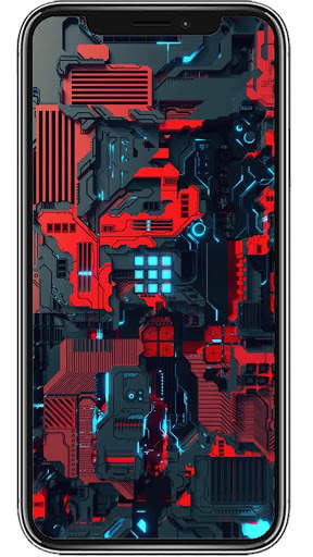 Phone Electricity Live Wallpaper FREE screenshot 1