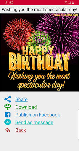 Happy birthday cards & GIF screenshot 6