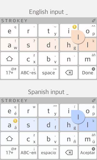 STROKEY-smartphone keyboard screenshot 2