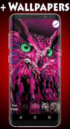 Owl Lock Screen & Wallpaper 3 تصوير الشاشة
