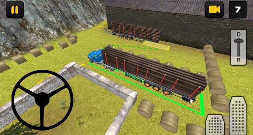 Log Truck Simulator 3D: Trailer Parking screenshot 4