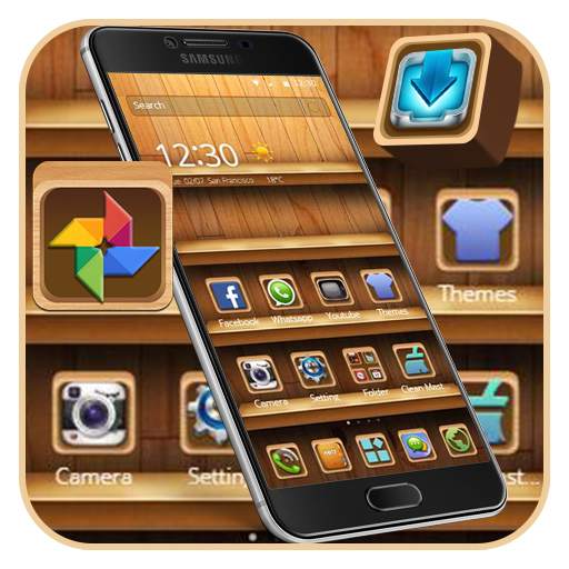 Wood launcher theme 1.1.2