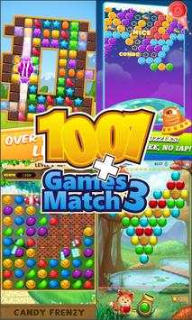 1001 All in Games Match 3 screenshot 2