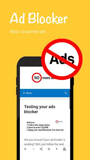Banana Browser (Adblock, DNS over HTTP / HTTPS) screenshot 2