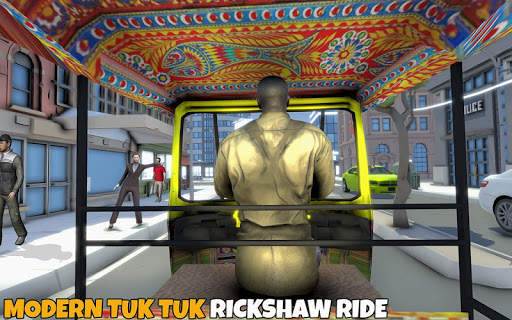 Modern Tuk Tuk Rickshaw Driving Simulator screenshot 4