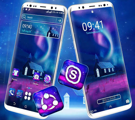 Aurora Dream House Launcher Theme 5 تصوير الشاشة
