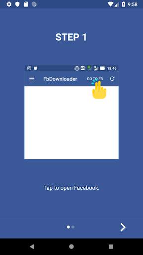 Video Downloader for Facebook 2019 screenshot 1