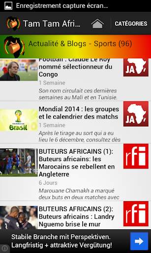 Afrique Infos screenshot 3